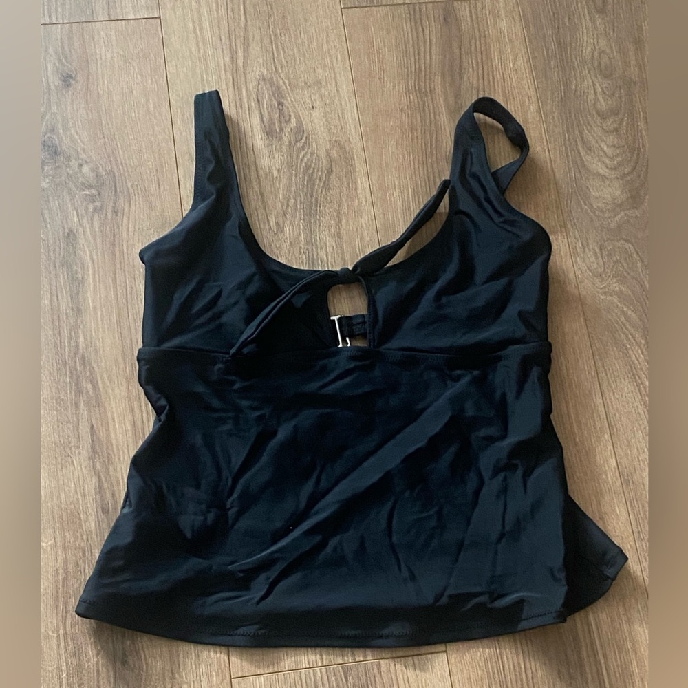 Black Women's Swim Top